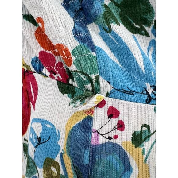 Vtg 60s 1960s Peter Pan Sun Blazers Mod Pinup Bright Floral Playsuit Swimsuit 16 - Picture 8 of 16